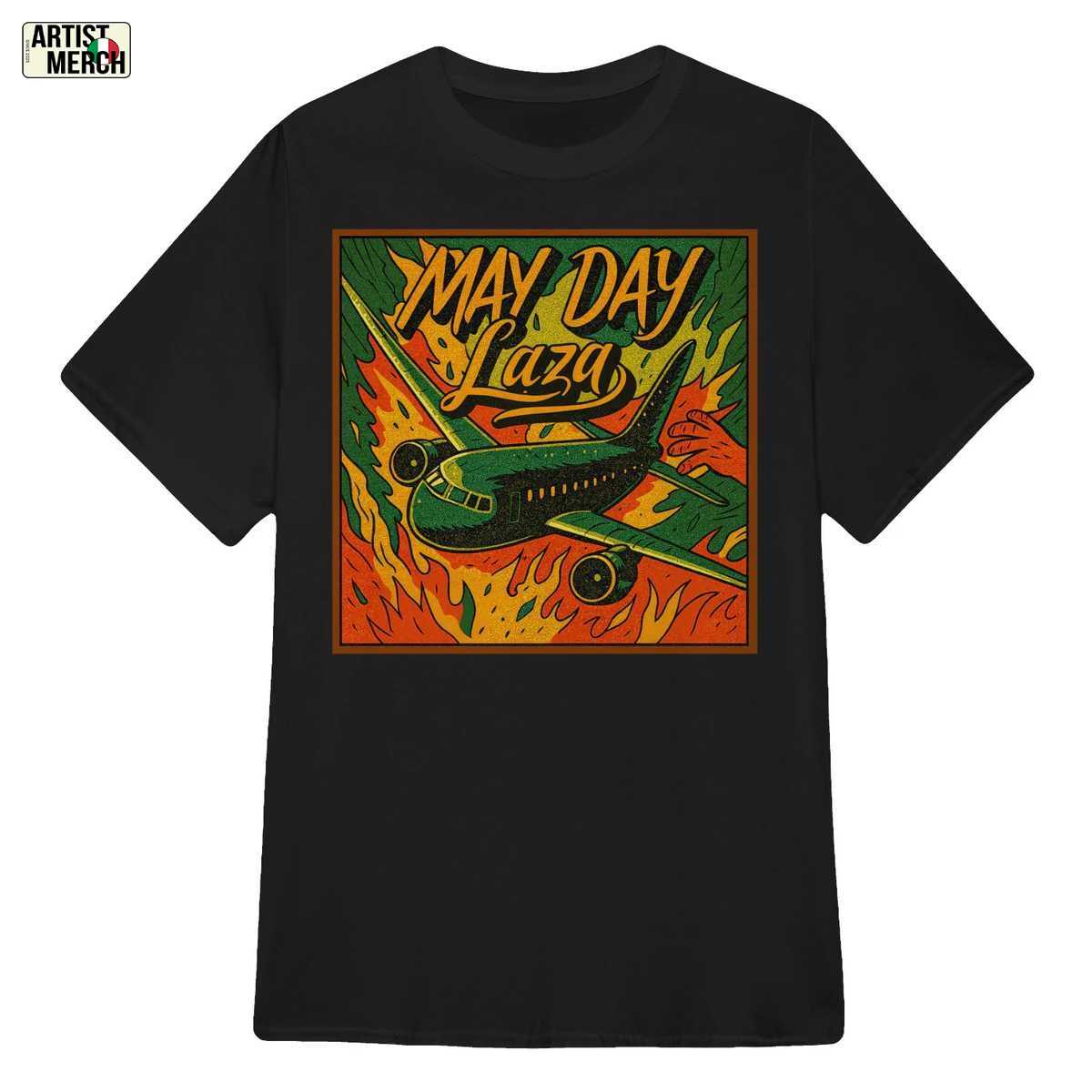 T-Shirt Lazza May Day: Maglietta Rap Italiano Ufficiale Stile Vintage 1 T-Shirt Lazza May Day: Maglietta Rap Italiano Ufficiale Stile Vintage