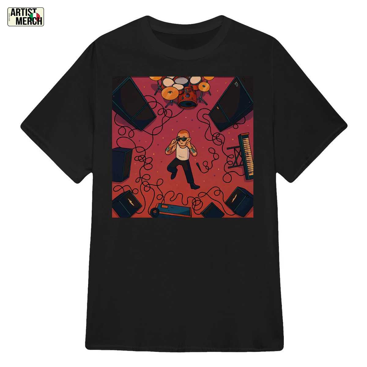 Maglietta Lazza Locura - T-shirt Stile Cartoon | Merch Rap Italiano 1 Maglietta Lazza Locura - T-shirt Stile Cartoon | Merch Rap Italiano