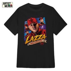 Lazza Merch Maleducati T-Shirt: L'Esclusiva Illustrazione a Fumetti