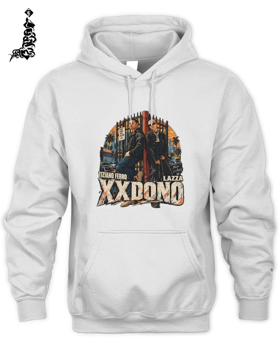 T-Shirt Unisex Tiziano Ferro & Lazza XXDONO Stile Retrò Palme 2 Abbigliamento fan Lazza e Tiziano Ferro